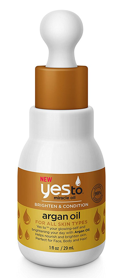 Yes To Miracle Oil Brighten & Condition ARGAN OIL For Face/Body/Hair 29ml